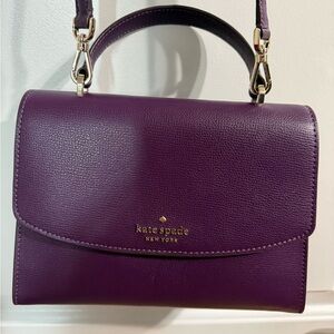 Kate Spade Purple Leather Crossbody Bag
